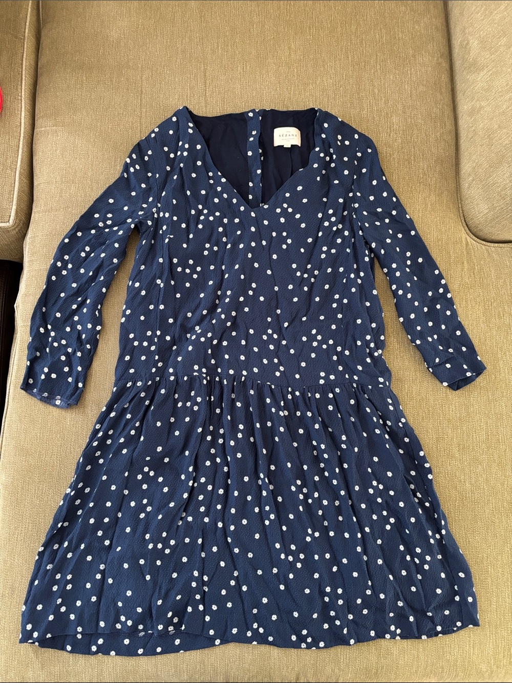 Sezane Gilly Silk Dress 34/XS - Picture 3 of 10